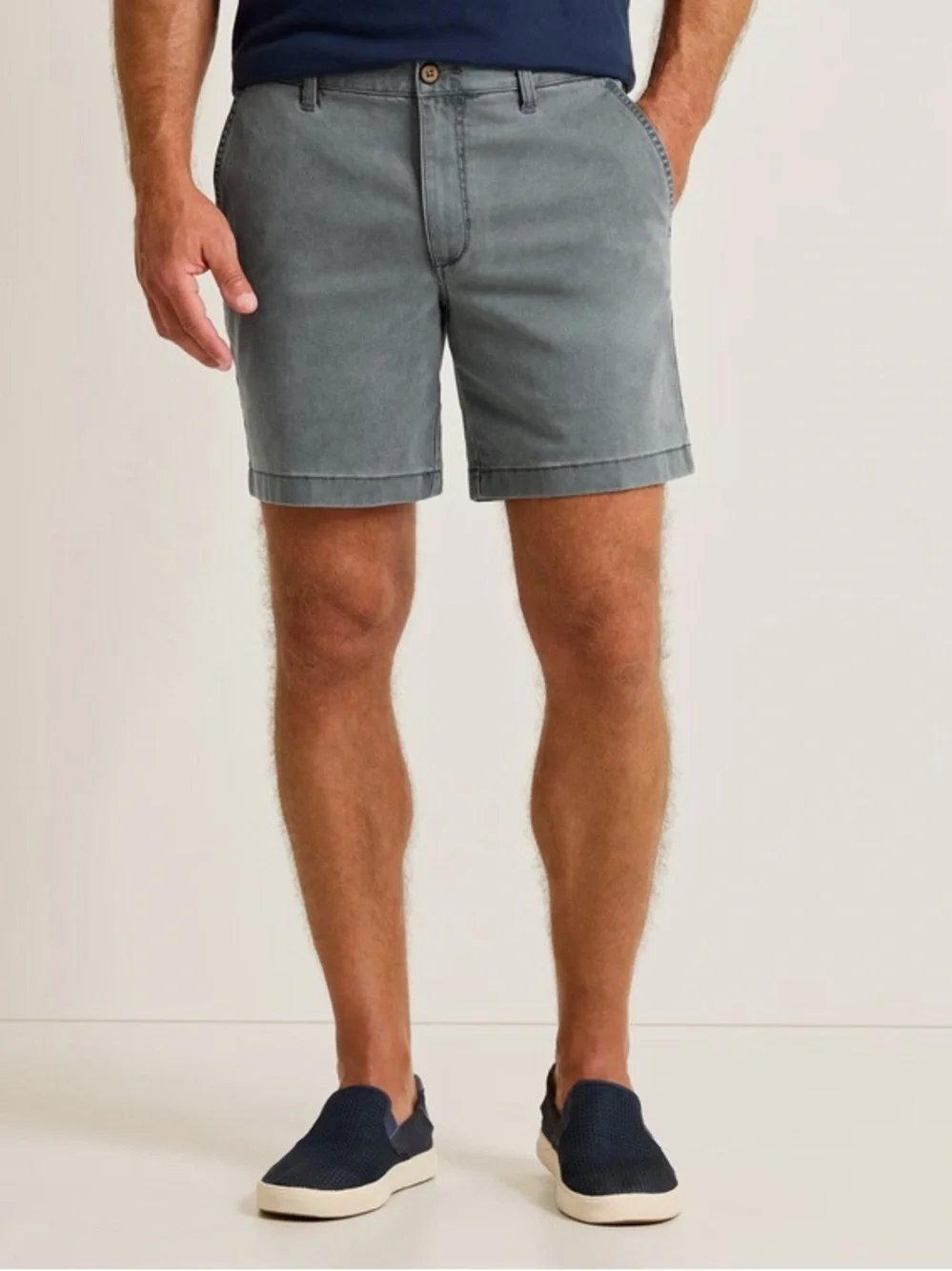 Tommy Bahama Boracay Chino 7-Inch Shorts IN Fog Gray NWT